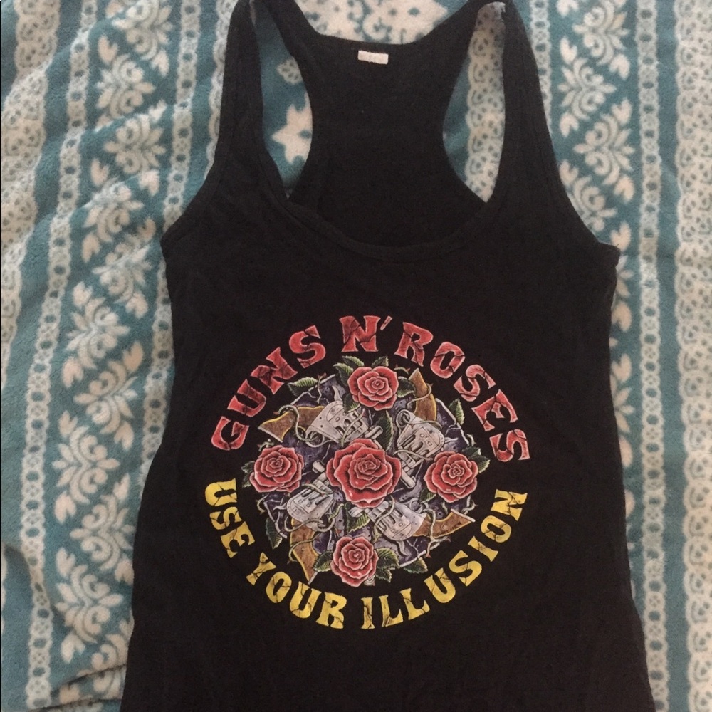 Black Guns N’ Roses Racerback Tank Top